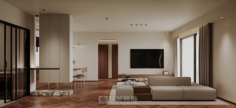 暖棕雅調，藏露有致的精致居境